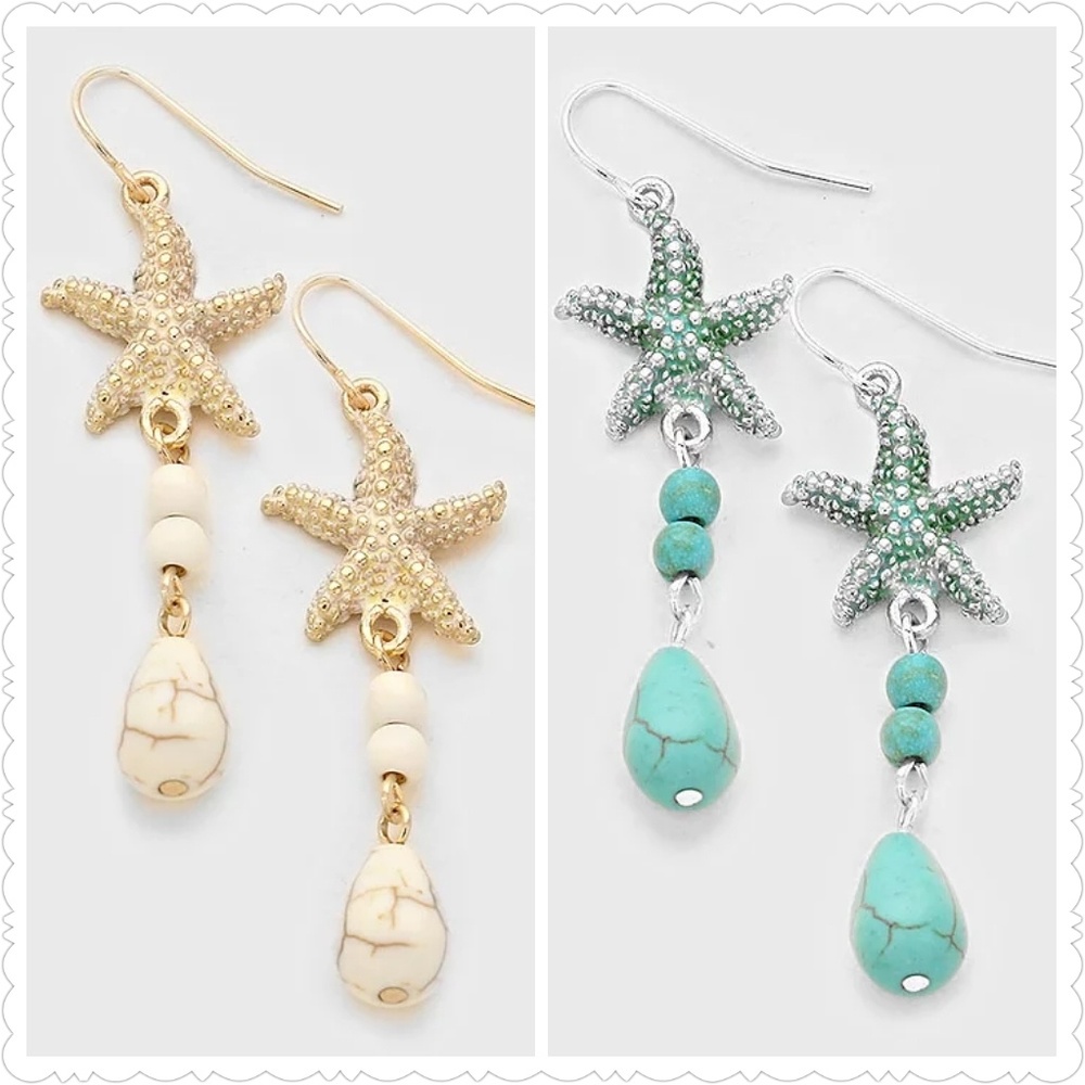 Miami Beach Starfish Earrings